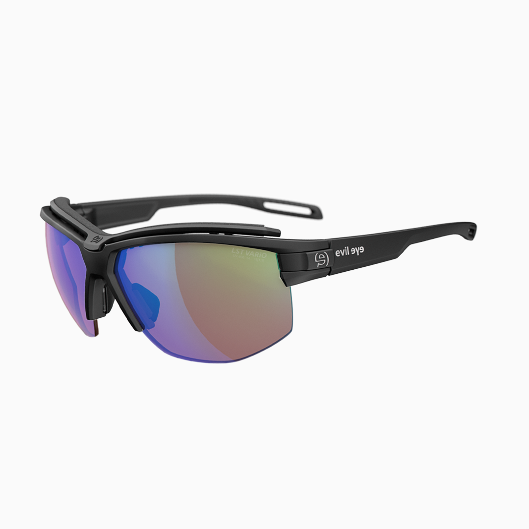 evil eye Pathline Pro mit Sehstärke / Black Matt - LST Bluelight Vario