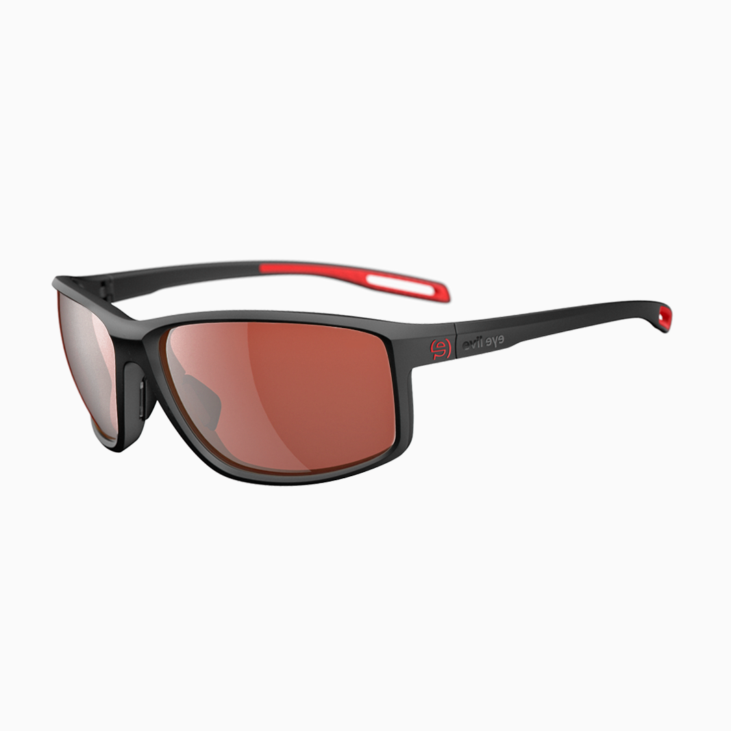 evil eye Stoked mit Sehstärke / Black Matt Red - LST Polarized