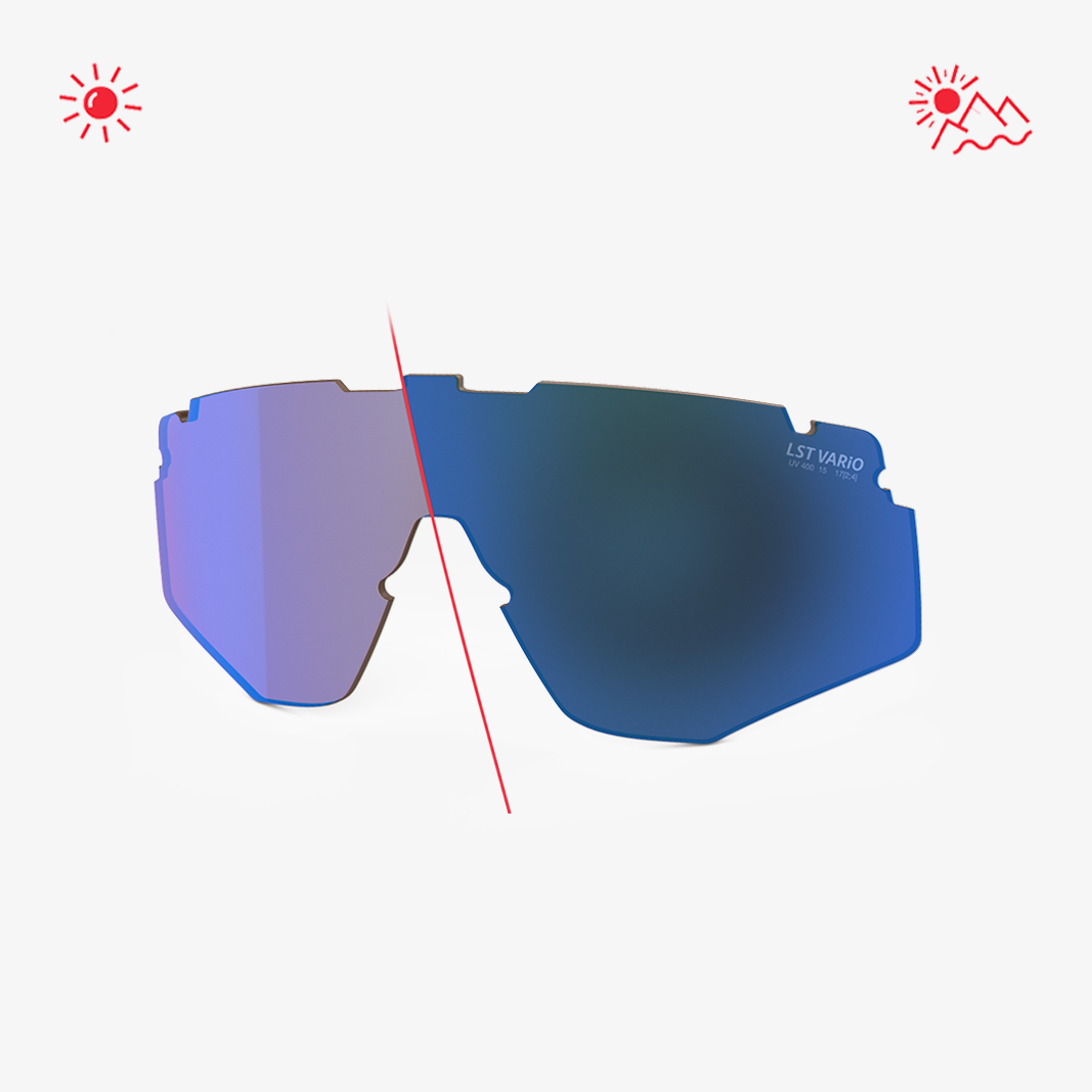 evil eye Speedsense Wechselglas / LST Bluelight Vario Blue Mirror