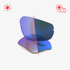 evil eye Evo Wechselglaeser / LST Bluelight Vario Blue Mirror 2-4