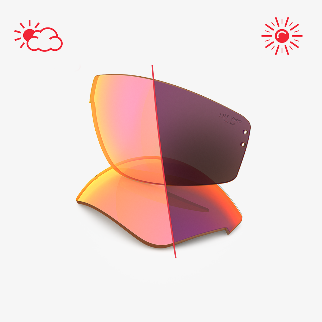 evil eye Halfrim Wechselglaeser / LST Bright Vario Purple Mirror 1-3