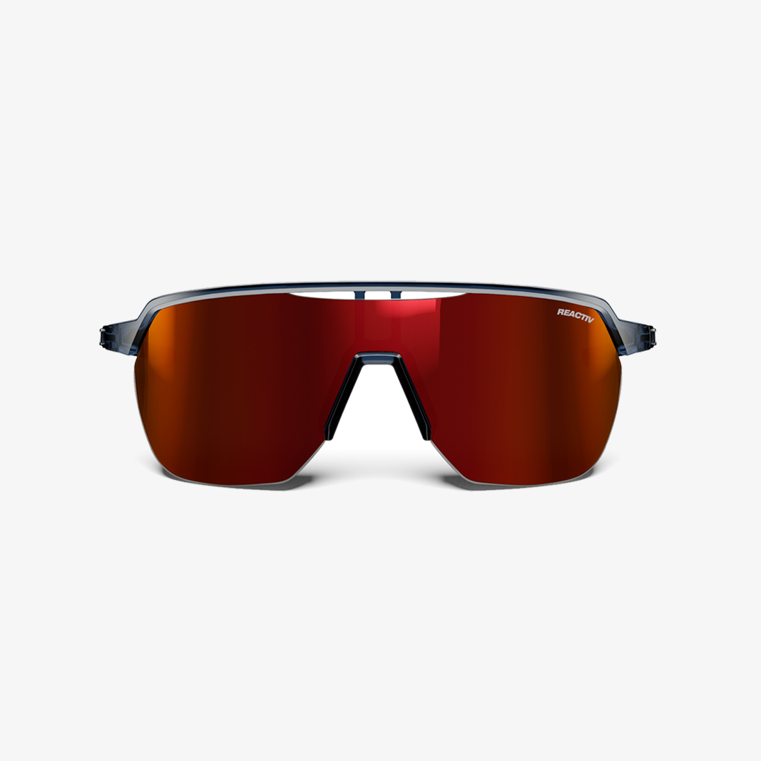 Julbo Frequency Blau Durchscheinend - Schwarz / REACTIV 0-3 High Contrast