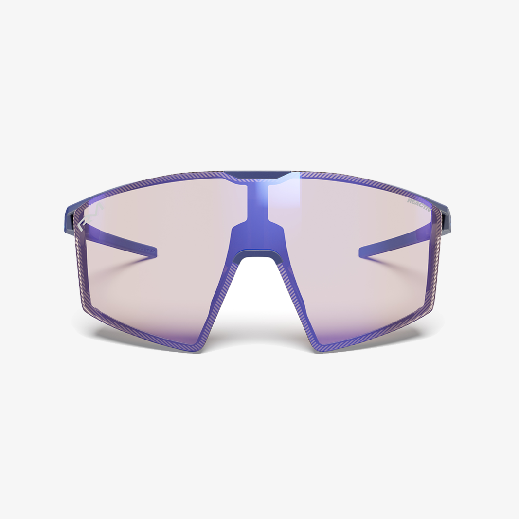 Julbo Edge Blau Matt - Blau / REACTIV 1-3 High Contrast nicht aktiviert