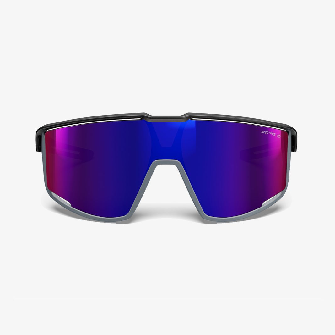 Julbo Fury Schwarz - Dunkelgrau / Spectron HD 3 Front