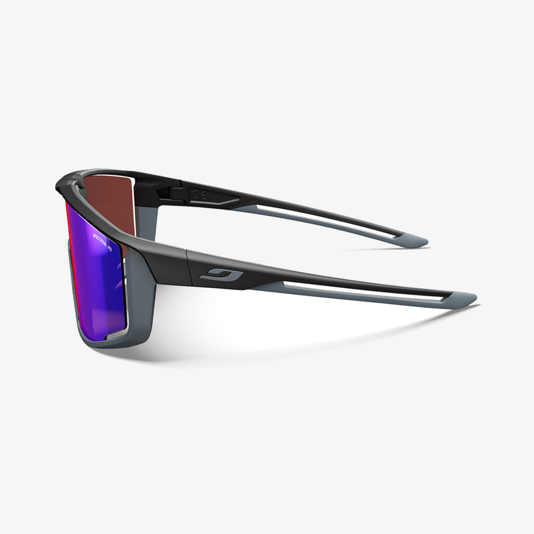 Julbo Fury Schwarz - Dunkelgrau / Spectron HD 3 Seite