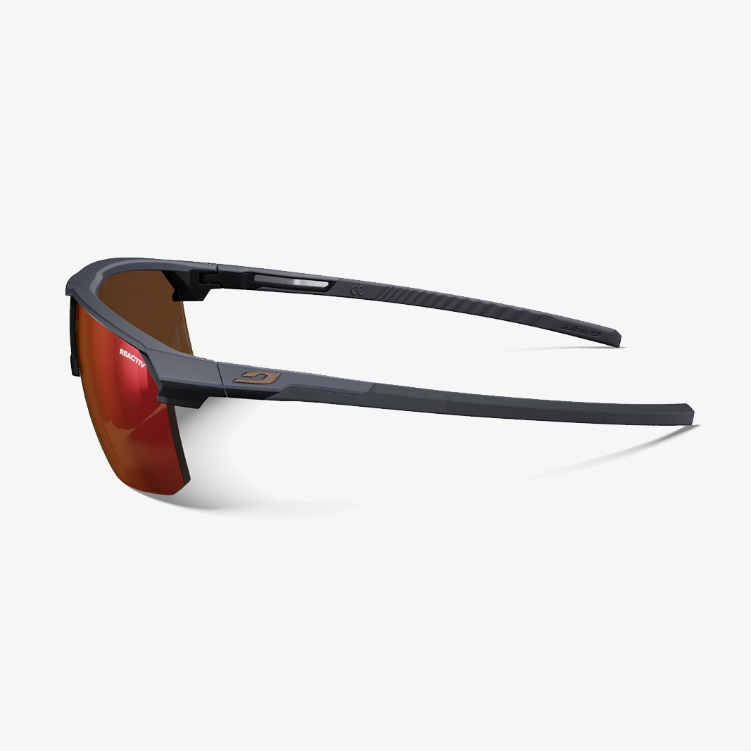 Julbo LIRY Grau - Dunkelblau  / Reactiv 0-3 High Contrast side