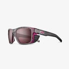 Julbo Shield M Grau Neonpink / Spectron 3 HD Polarized Seitenanischt