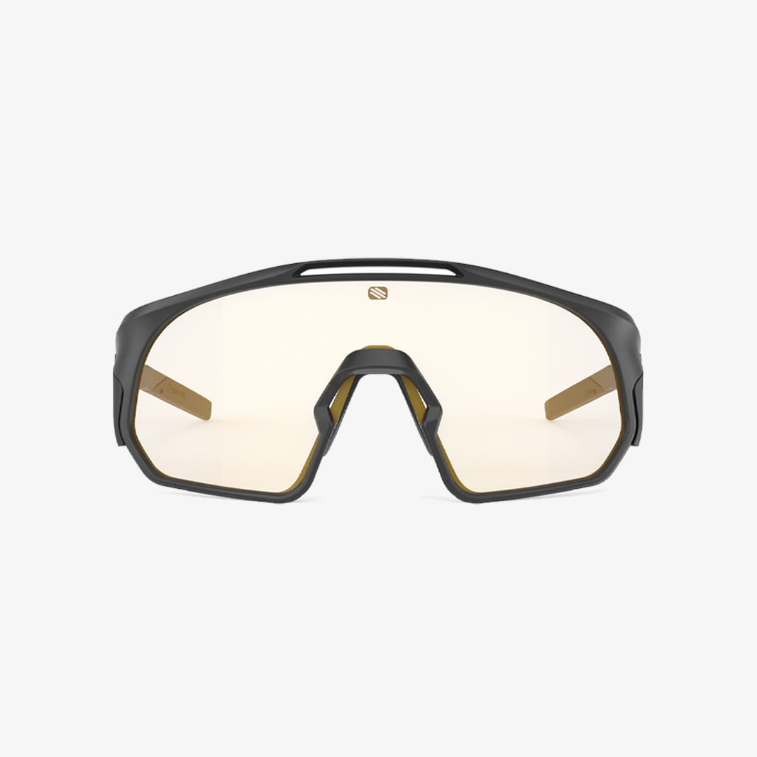 Rudy Project Stargaze / Black Matte ImpactX Photochromic Laser Amber face