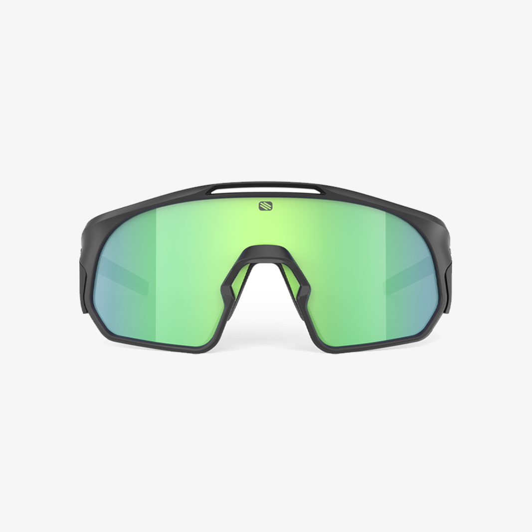 Rudy Project Stargaze / Black Matte Multilaser Green face