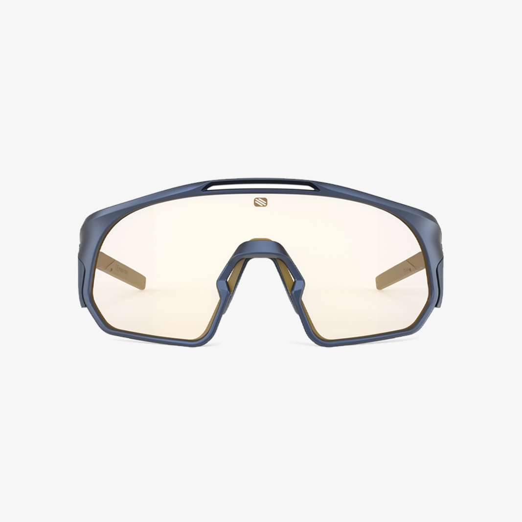 Rudy Project Stargaze / Metal Velvet Blue ImpactX Photochromic Laser Amber face