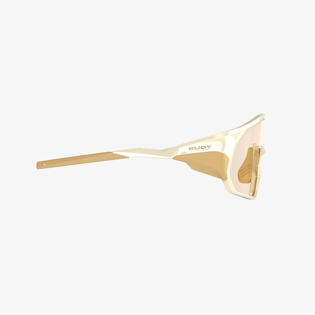 Rudy Project Stargaze / Pearl Gloss ImpactX Photochromic Laser Amber side