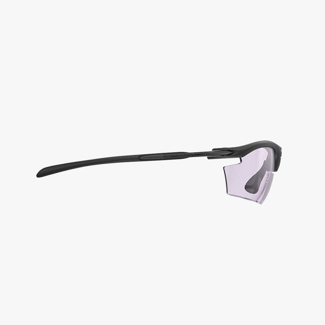 Rudy Project Rydon / Total Black Matte ImpactX Photochromic 2 Laser Purple Bügelansicht