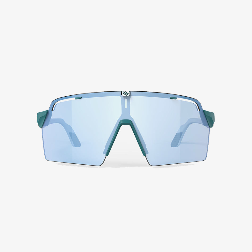 Rudy Project Spinshield Pro / Teal Matte - Multilaser Ice Frontansicht