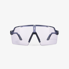 Rudy Project Spinshield Pro / Crystal Avio Gloss - ImpactX Photochromic 2 Laser Purple Frontansicht