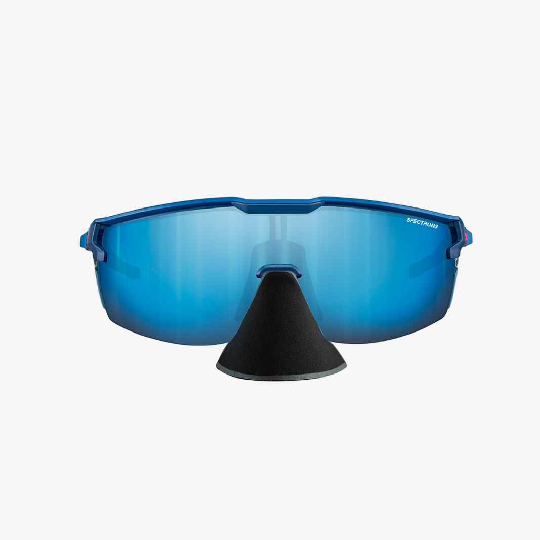 Julbo Ultimate Cover Blau - Dunkelblau / Spectron3 Blue Mirror face